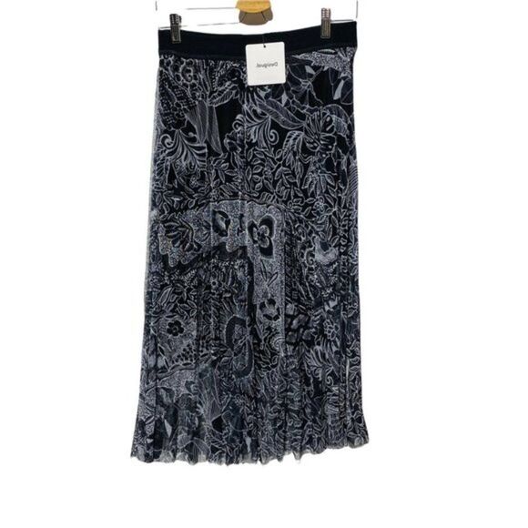 Desigual Women's Fabiola Pleated Midi Skirt - Picture 10 of 14